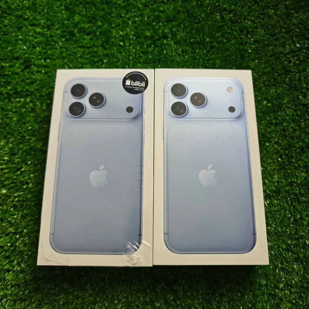 iPhone 18 Pro Max 256GB Glacier Baru Segel Garansi Resmi