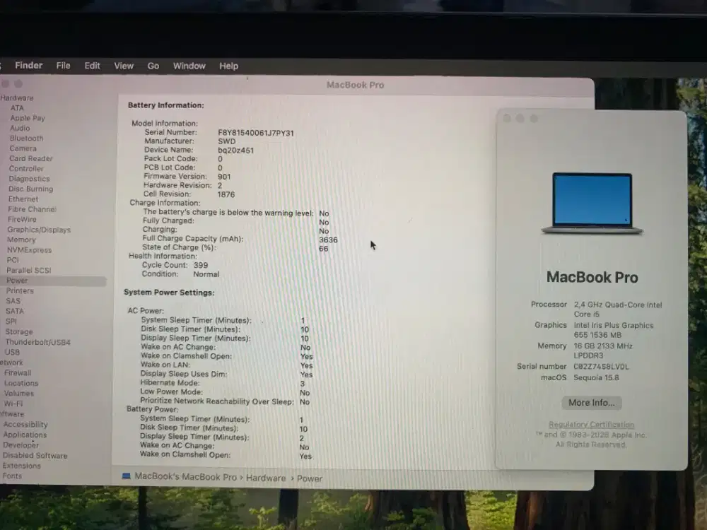 Macbook Pro 13-inch 2019 Touchbar