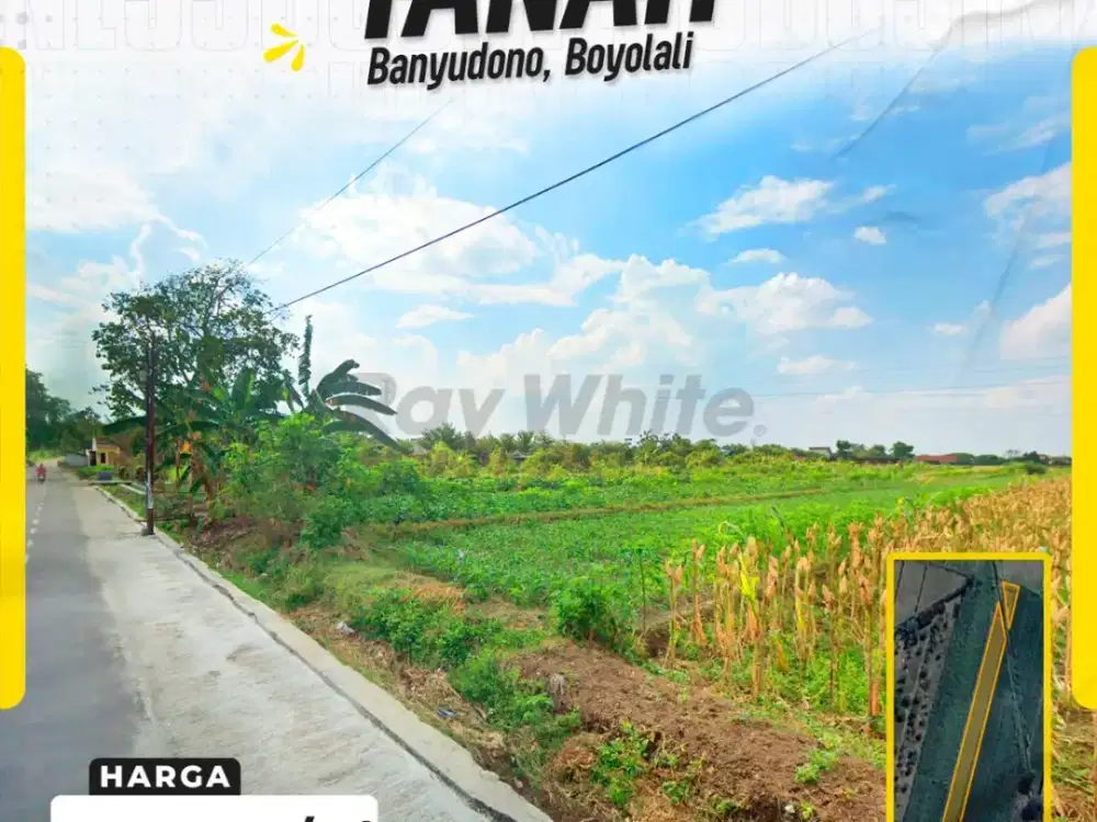 Dijual Tanah Luas Murah di Ngaru-Aru, Banyudono, Boyolali
