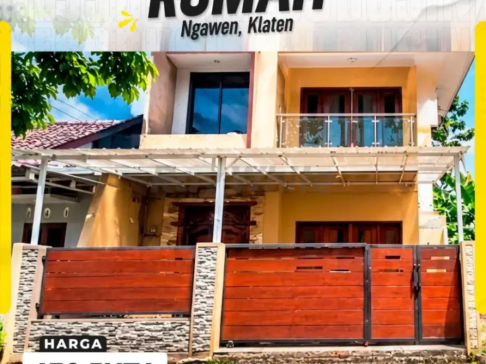 Dijual Rumah 2 Lantai di Candirejo, Ngawen, Klaten