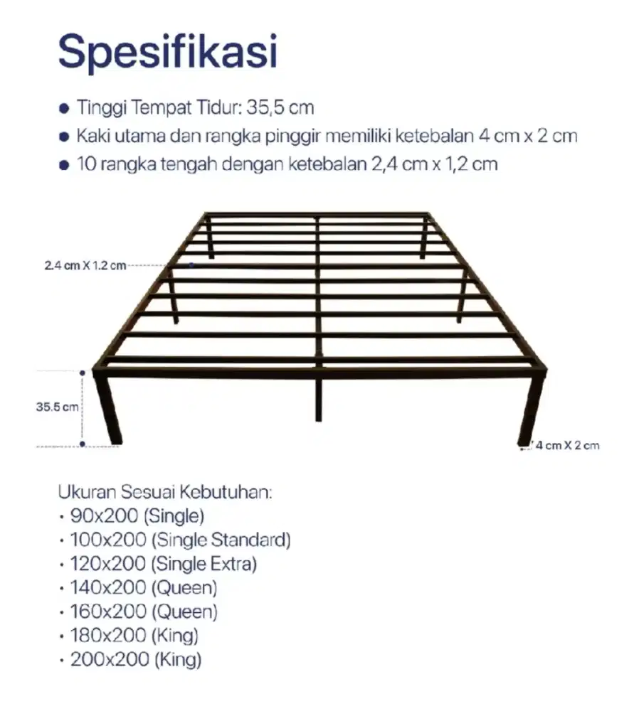 Dipan second 200x140 cm