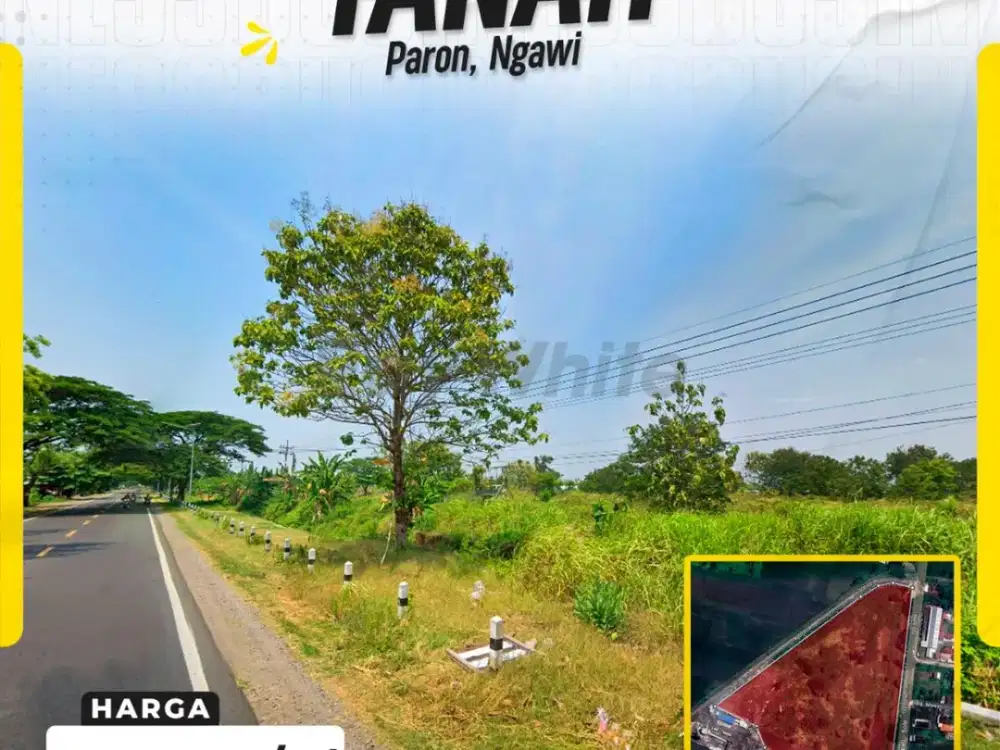 Dijual Tanah Industri Luas di Tempuran, Paron, Ngaw
