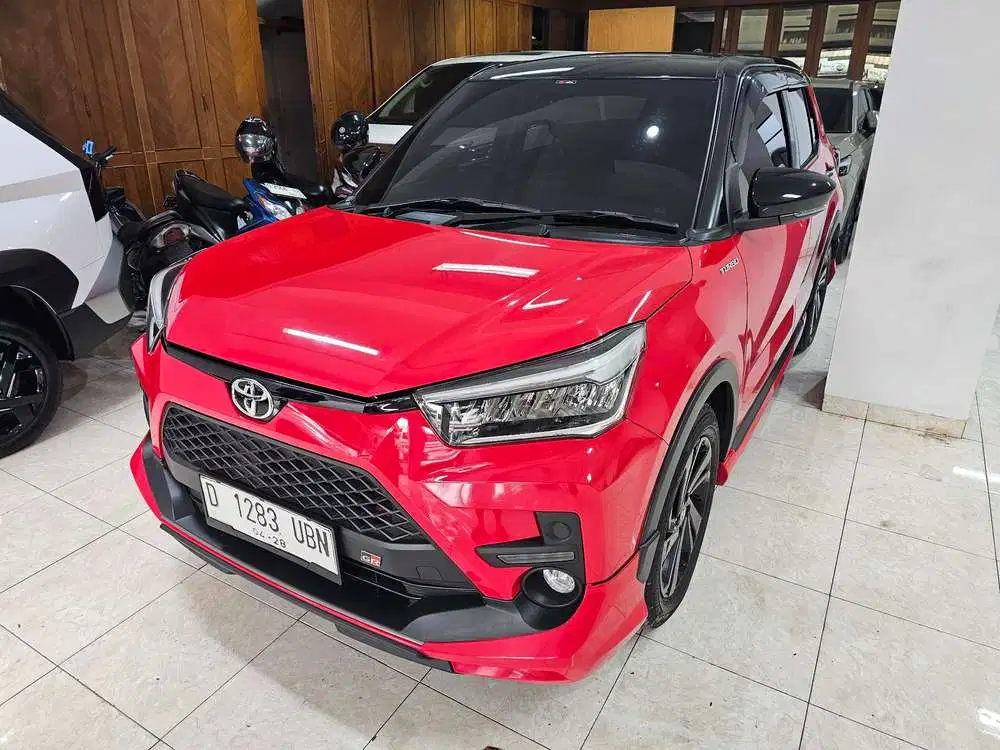 Toyota Raize 1.0 turbo at 2022 merah, km 24rb, service recore toyota