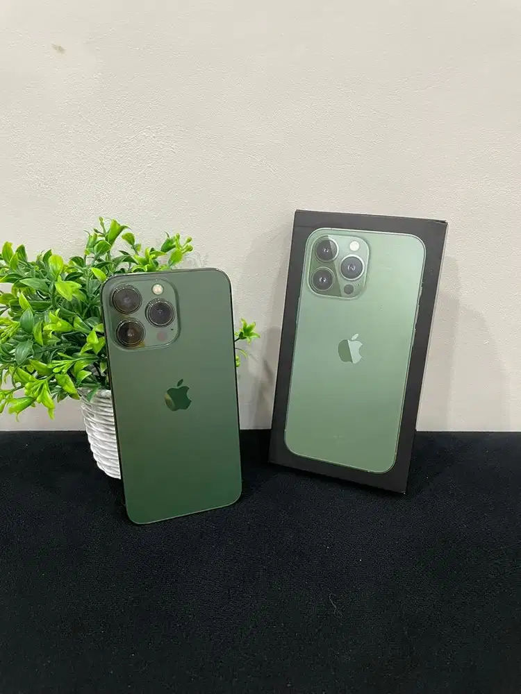 IPhone 13 Pro 128GB Alpine Green mulus Fullset Ori BH 100% Permanent