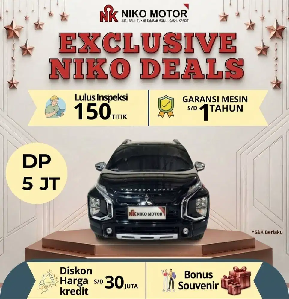 (ANTIK KM37RB) XPANDER CROSS PREMIUM AC DIGITAL 2022 AT: 2021|2023