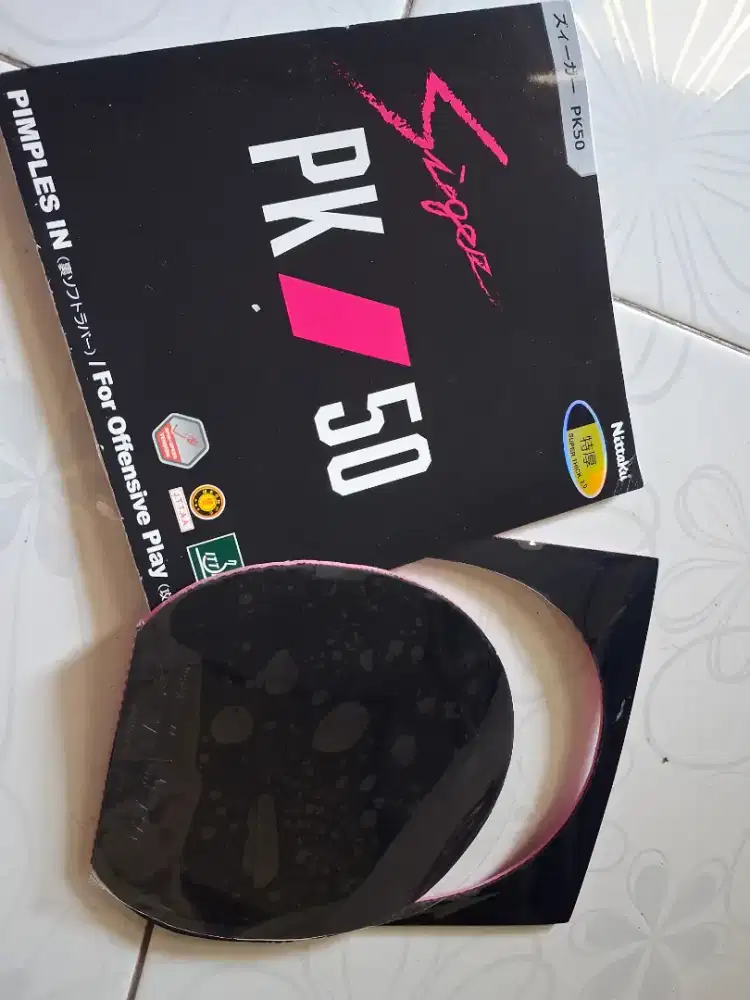 Rubber karet tenis meja nittaku sieger pk 50