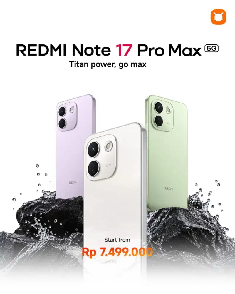 PROMO CASHBACK 200K & FREE BAND 9 ACTIVE,  REDMI NOTE 17 PRO MAX