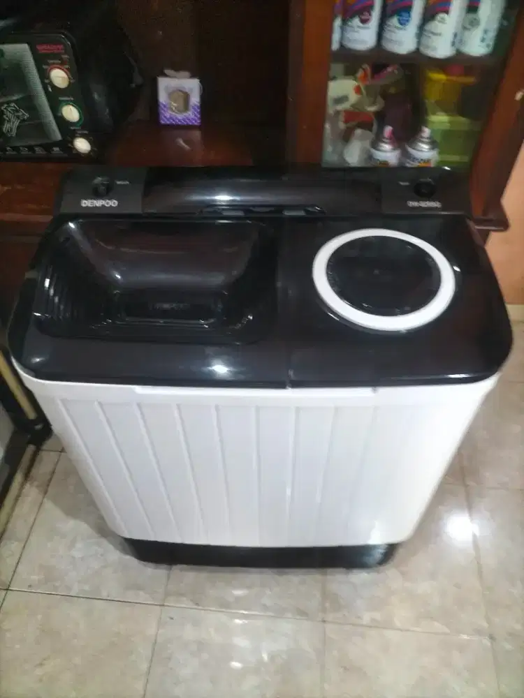 Mesin cuci 2tabung Denpoo, type DW828SJ, normal Bekasi Utara Rp 600