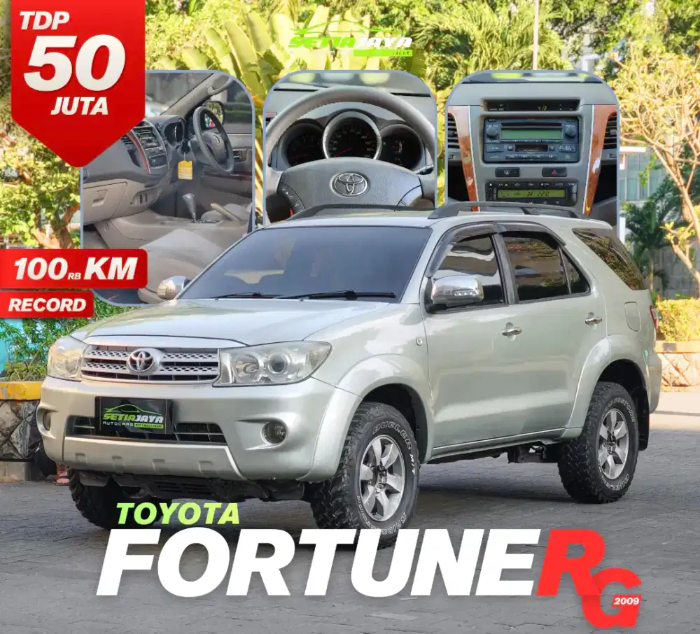Toyota Fortuner G 2500cc matic solar 2009