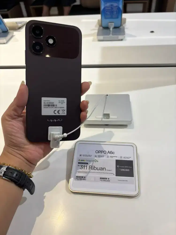 OPPO A6c - Cicilan DP 0% Rp 311 Ribuan/bulan