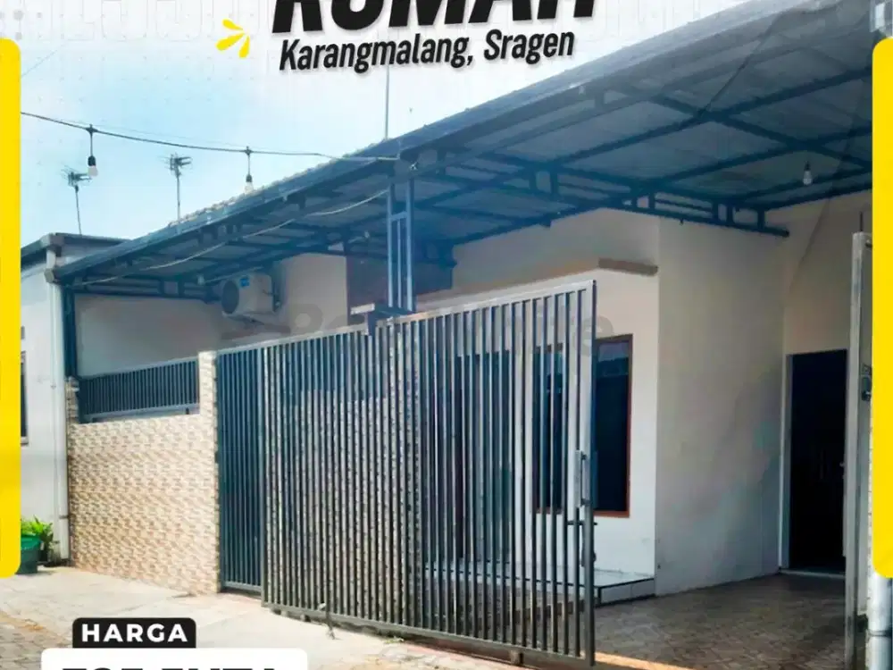 Dijual Rumah Siap Huni di Guworejo, Karangmalang, Sragen
