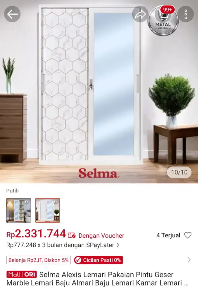 Lemari Pakaian Selma