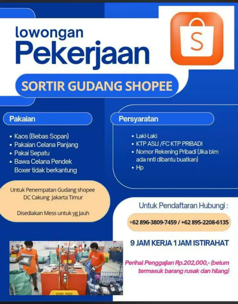 Gudang shopee SPX
