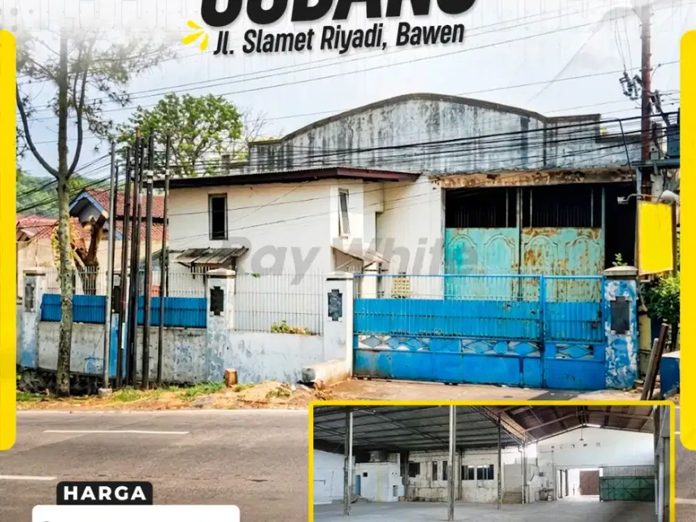 Dijual Gudang Strategis di Jl. Slamet Riyadi, Bawen