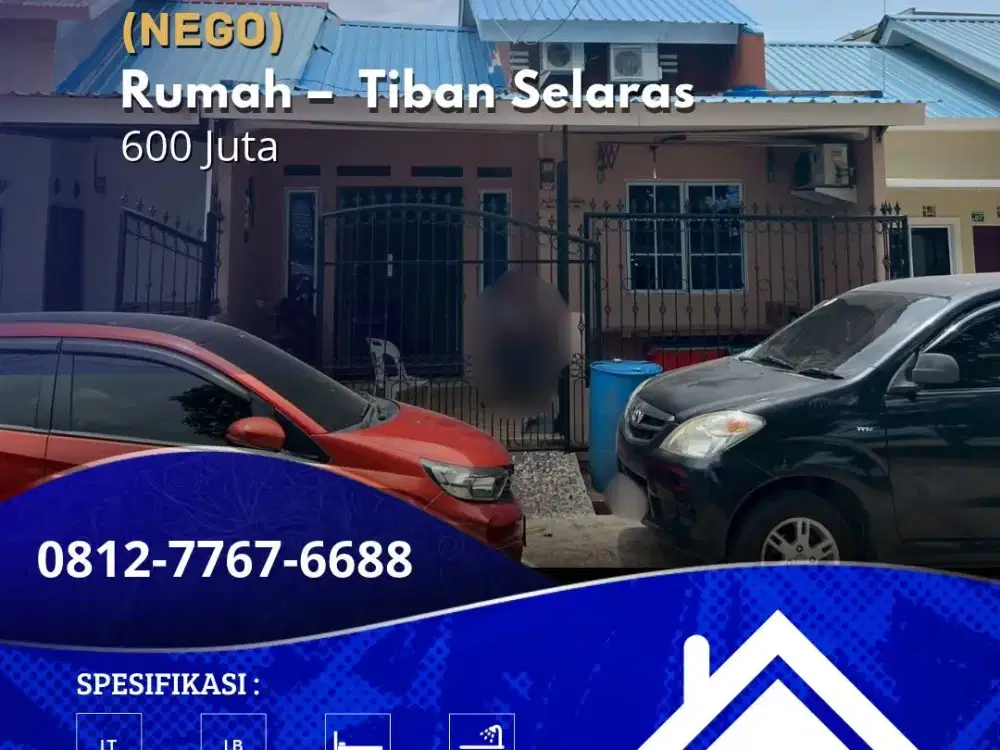 Dijual Cepat Rumah Tiban Selaras