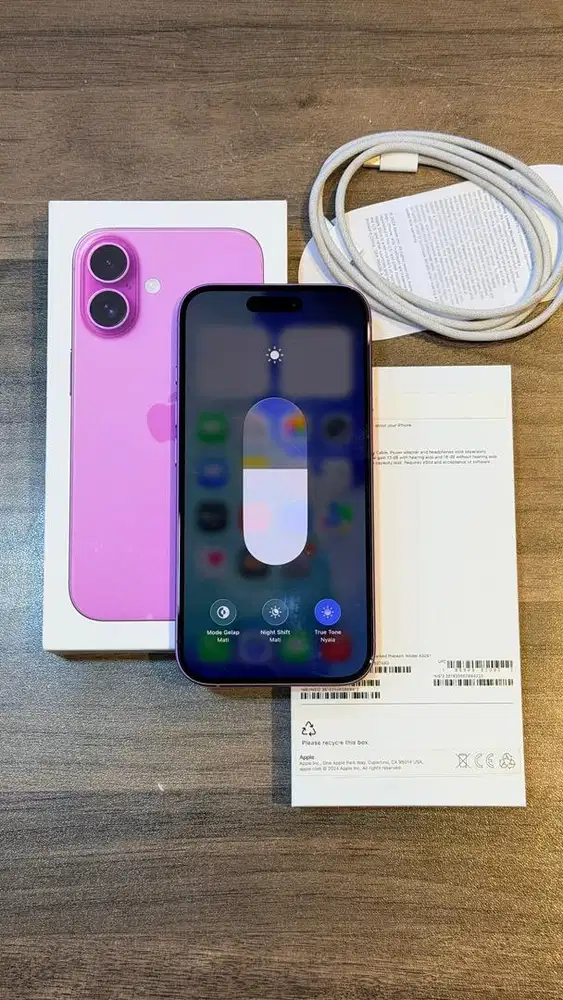 Dijual Iphone 16 Pink 128GB Resmi Beacukai Esim + Esim Mulus Lengkap