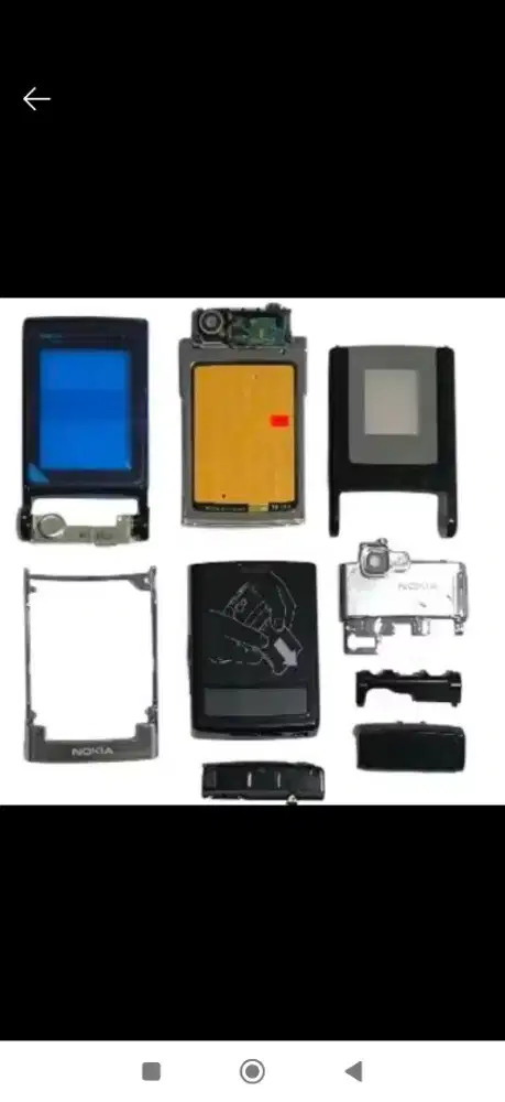 Casing Nokia N76 Black Original 100% New & Second.