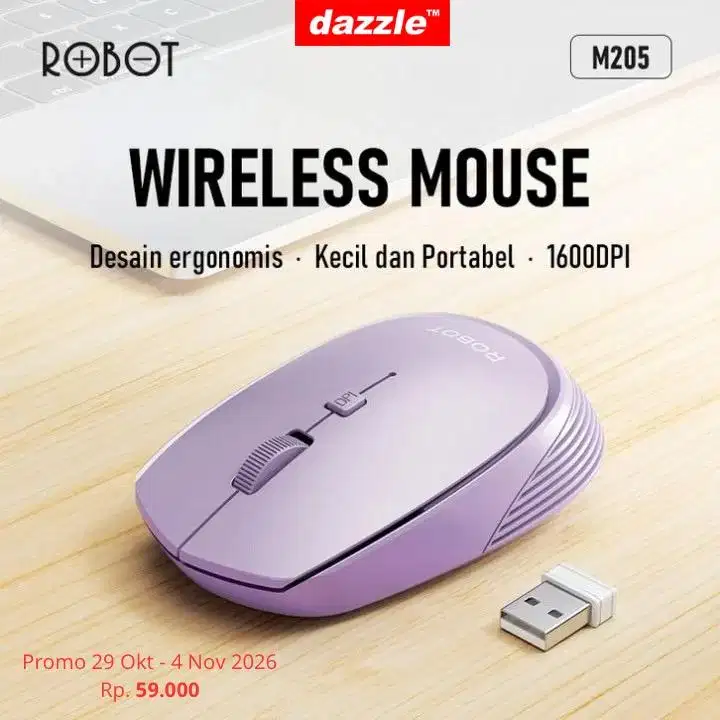 Mouse Robot M205 purple