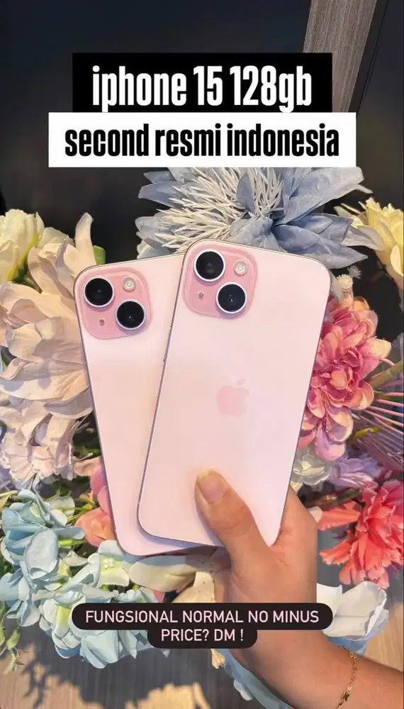 IPHONE 15 128 SECOND RESMI