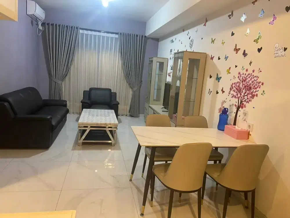 Termurah! Apartemen Sky House BSD 3BR 68m2 Full Furnish Cepat 1.2M