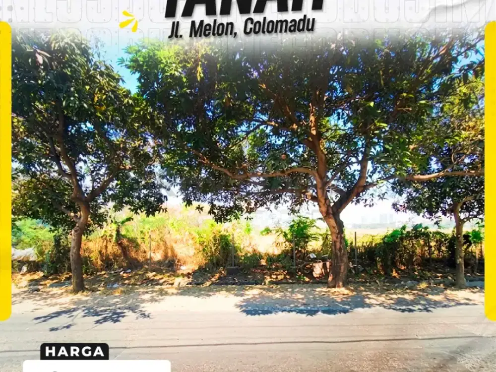 Dijual Tanah Siap Bangun Strategis di Jl. Melon, Colomadu