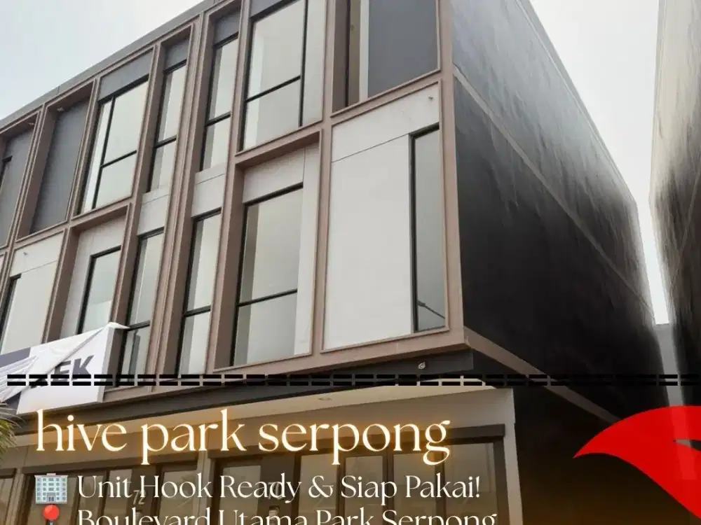 Dijual Ruko Hook Hive Prive Park Serpong – Tangerang