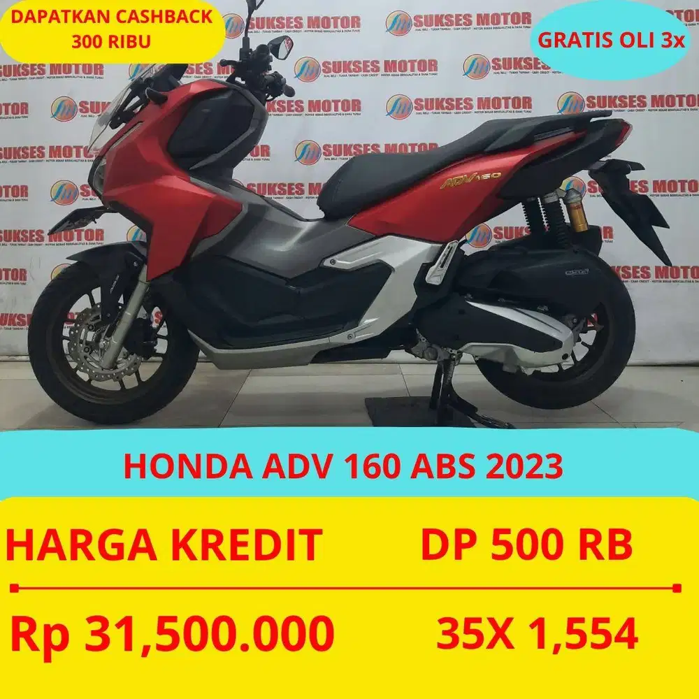 HONDA ADV 160 ABS 2023 DP MURAH 1,2 JUTA GUYSS