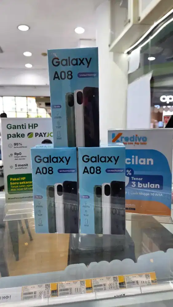 Samsung A08 4+4/128 Baru Garansi resmi.cicilan bisa pengajuan by wa