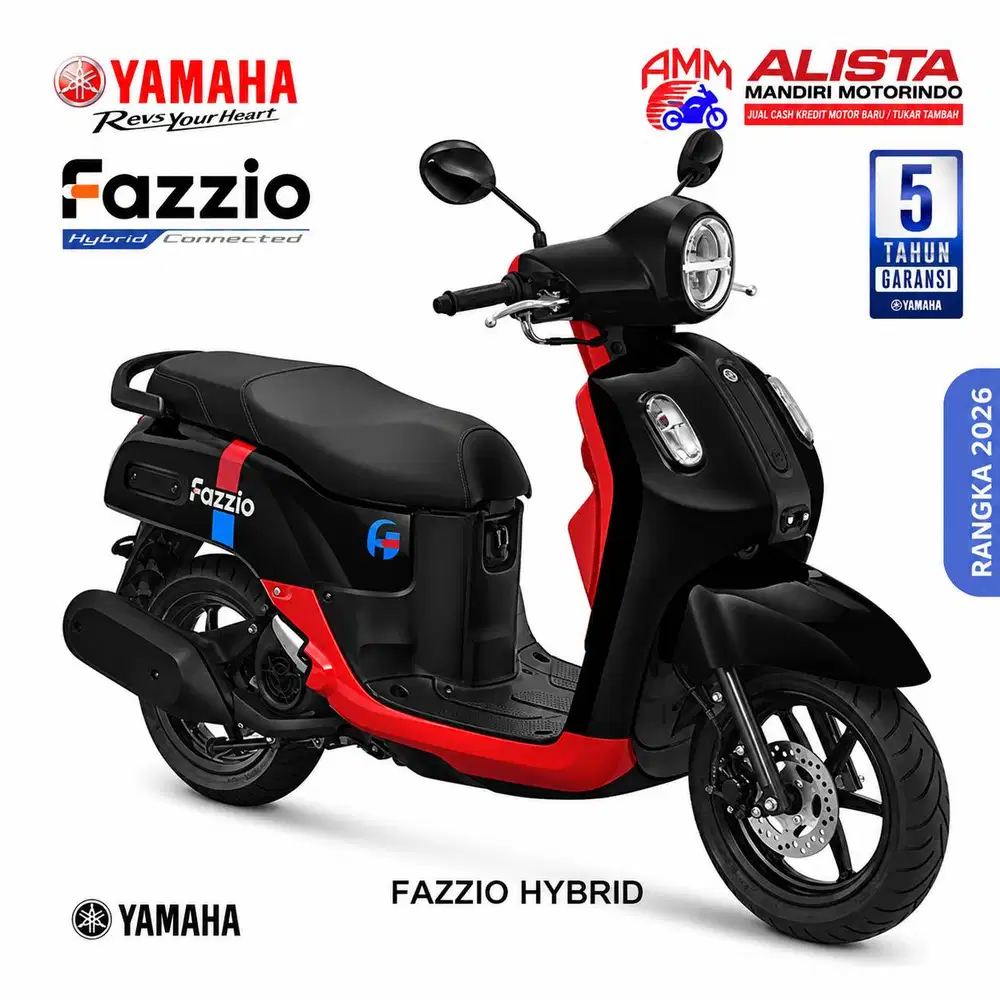 FAZZIO HYBRID NEO / LUX 2026 DP 500 CC 0% CASH / KREDIT ALISTA