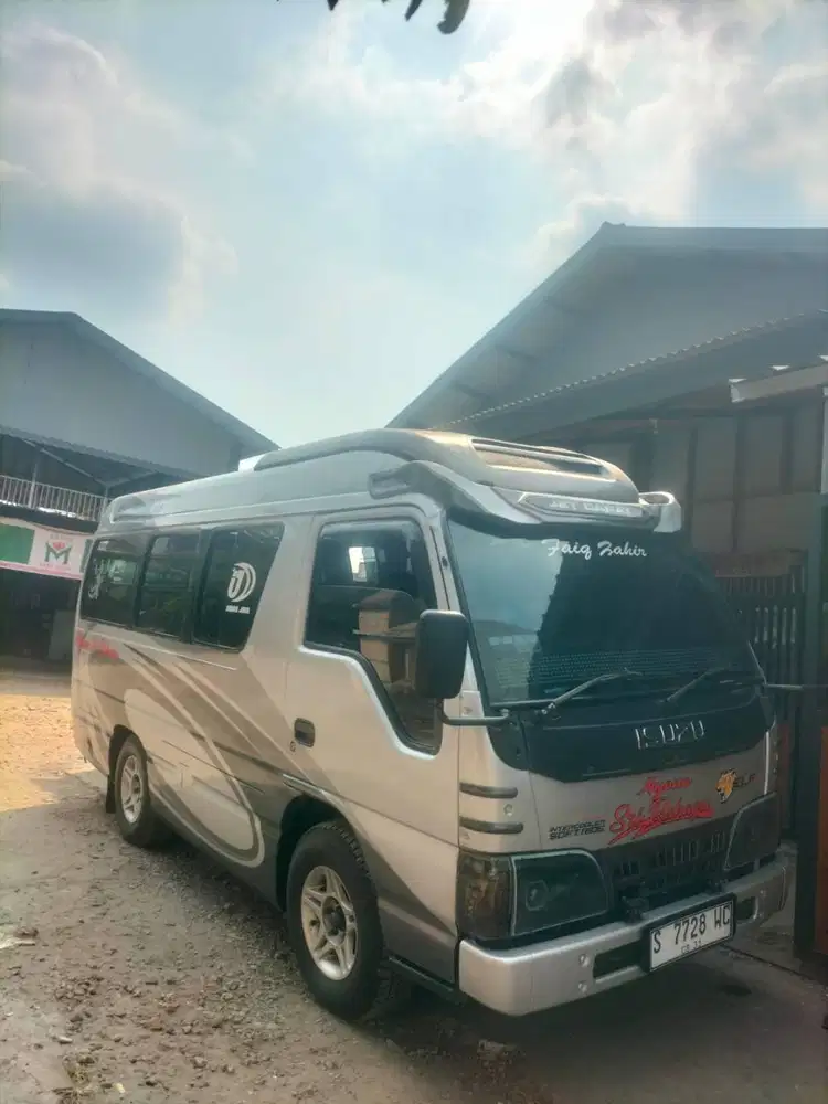 Isuzu Elf 2.8 Minibus 2014 pras bisa tukar tambah sekoto badas kediri