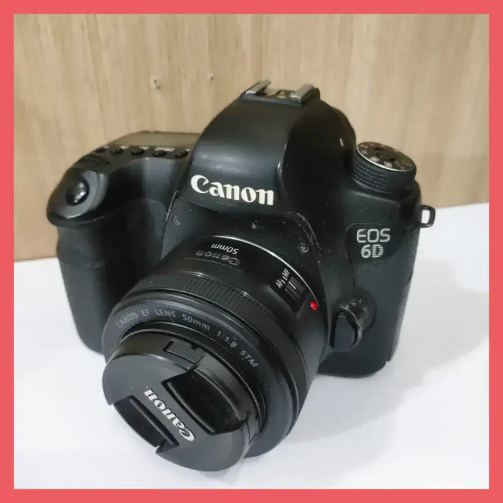 Camera canon 6d + lensa 50 f1.8 canon