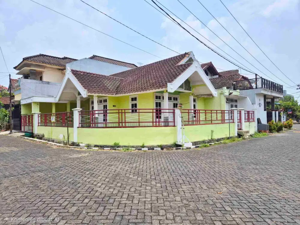 Murah Posisi Hooq Kawasan Elite Perumahan Riverside Blimbing Luas 234 m2