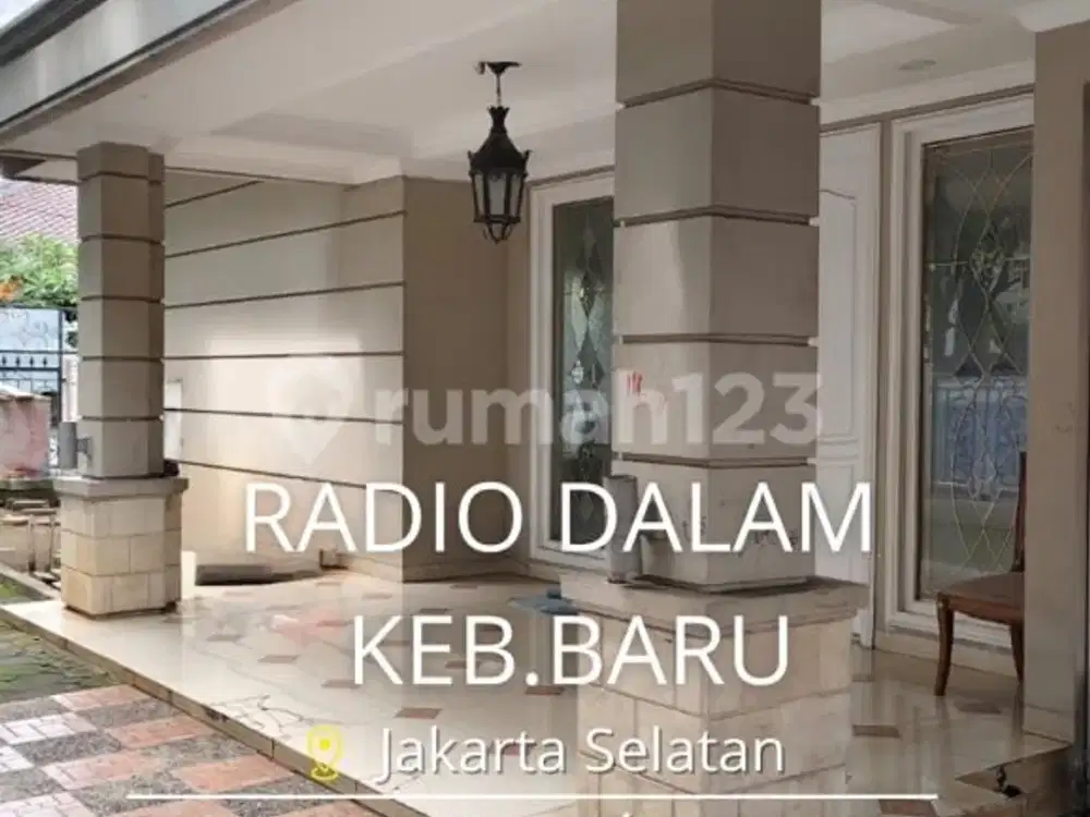 DIJUAL RUMAH TAMAN RADIO DALAM KEBAYORAN BARU - JAKARTA SELATAN