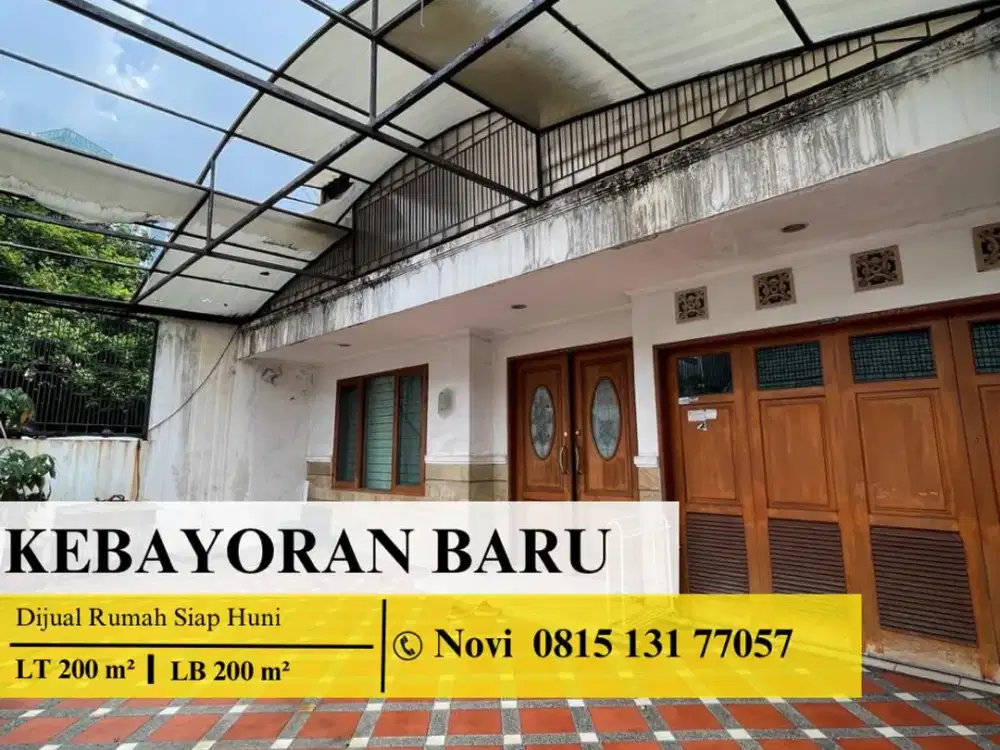 Rumah Lama sangat Terawat Kebayoran Baru - Jakarta Selatan