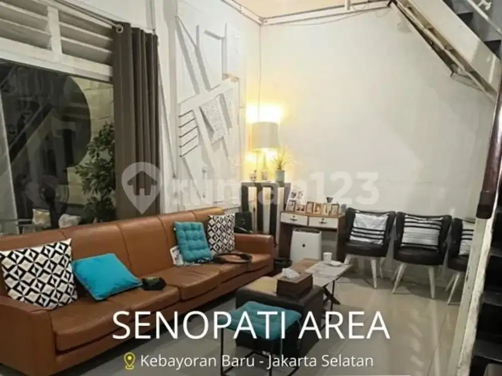 DIJUAL RUMAH 3 LANTAI AREA STRATEGIS SENOPATI JAKARTA SELATAN