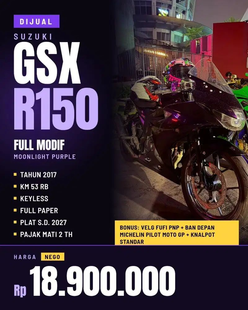 Jual Santai GSX 150R Keyless