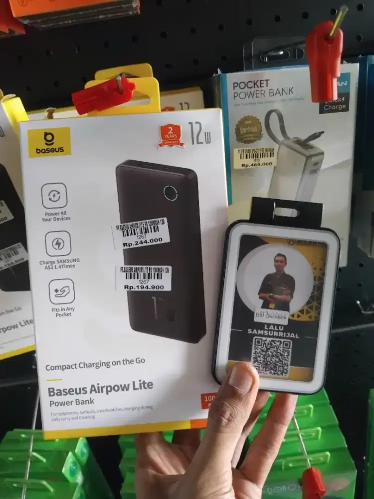 BASEUS AIRPOW LITE PB 10000MAH 12W|ATLANTIS DAHASYAT