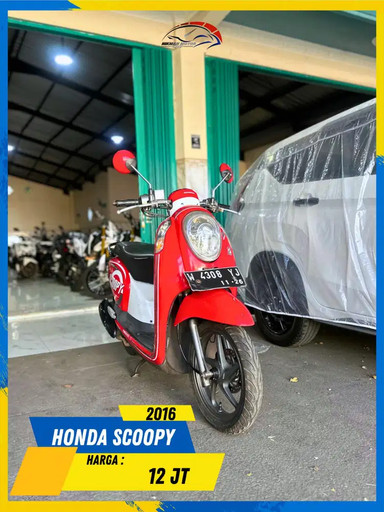 HONDA SCOOPY 2016 PLAT W READY MASZEHH HIKMAH MOTOR KEPUH MALANG