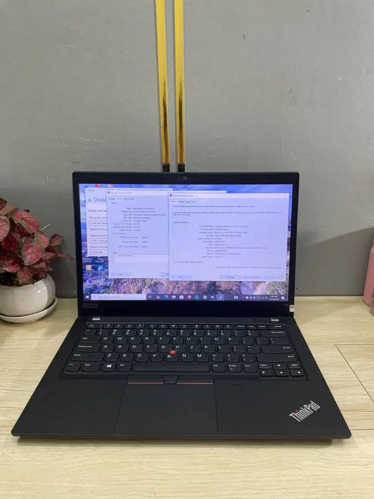 LAPTOP LENOVO T14 RYZEN 5-4650 16/256 LAYAR 14 INCH *ET
