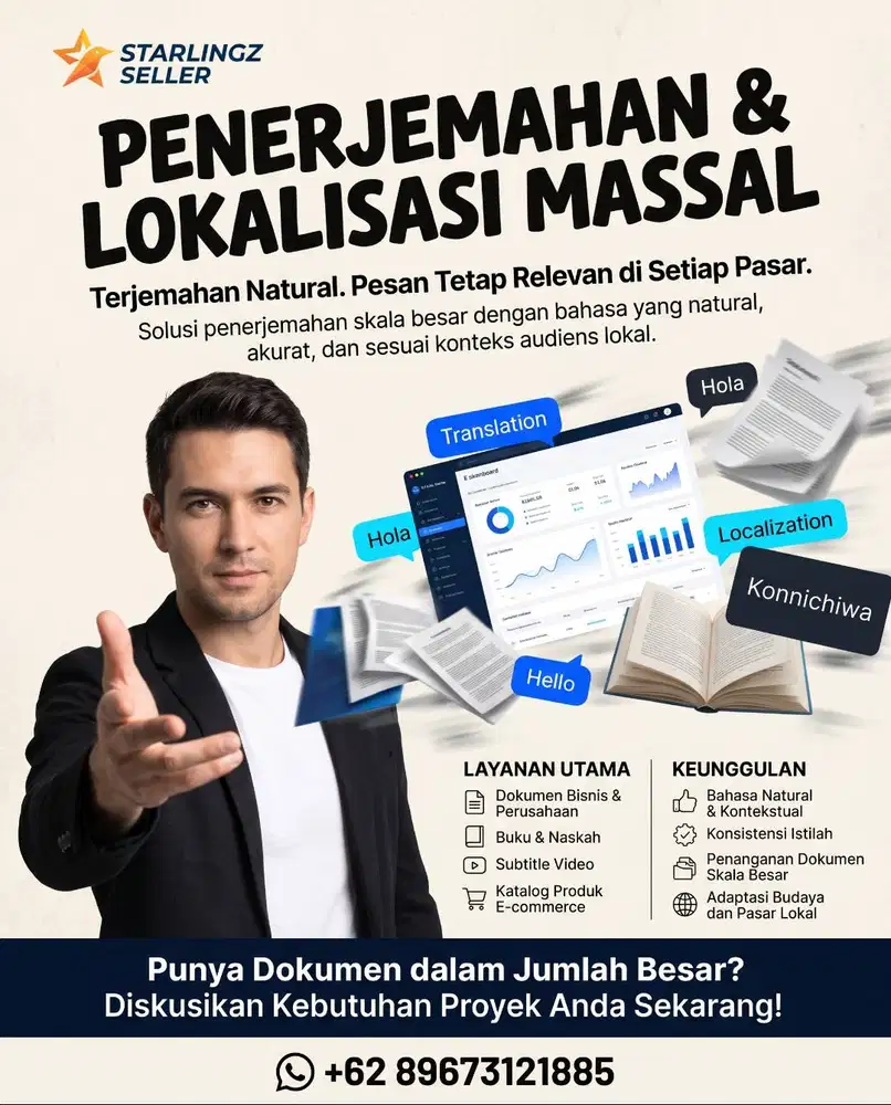 Siap Ekspansi Global? Terjemahkan Ribuan Dokumendan Subtitle Video
