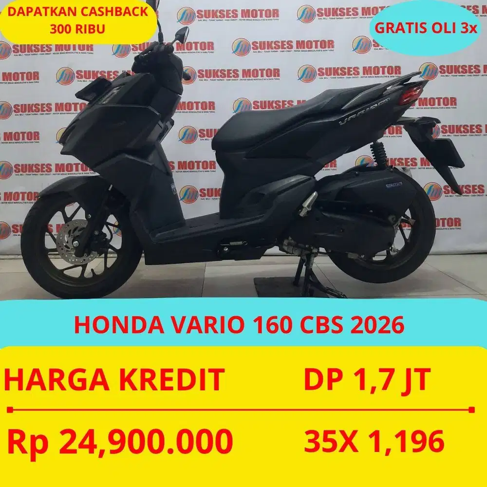 HONDA VARIO 160 CBS 2026 DP MURAH 1,7 JUTA GUYSS