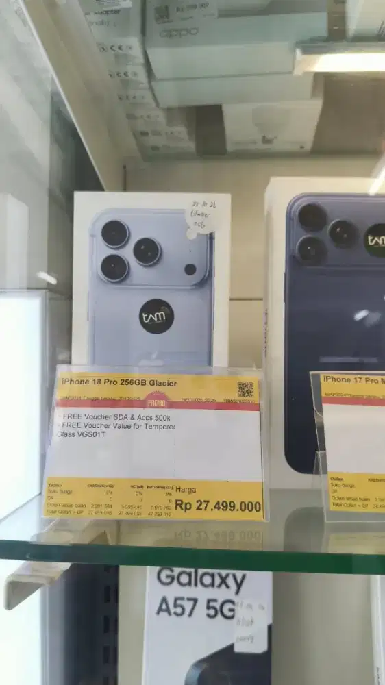 CICILAN IPHONE 18 PRO GLACIER CUKUP BAWA KTP ASLI