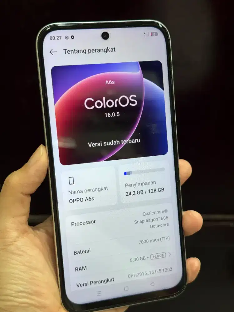 Second Display Oppo A6s