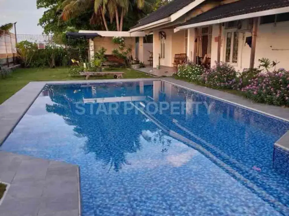 DIJUAL RUMAH DI SEPINGGAN ADA KOLAM RENANG LOKASI PINGGIR PANTAI