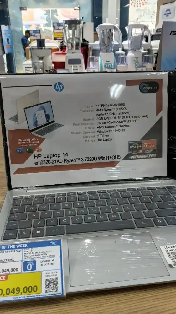 CICILAN HOMR CREDIT LAPTOP HP NOTEBOOK R3 8/512GB