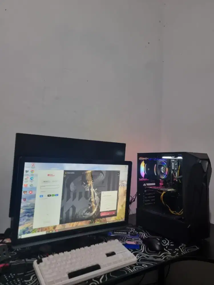 PC Gaming + Monitor 23 inch