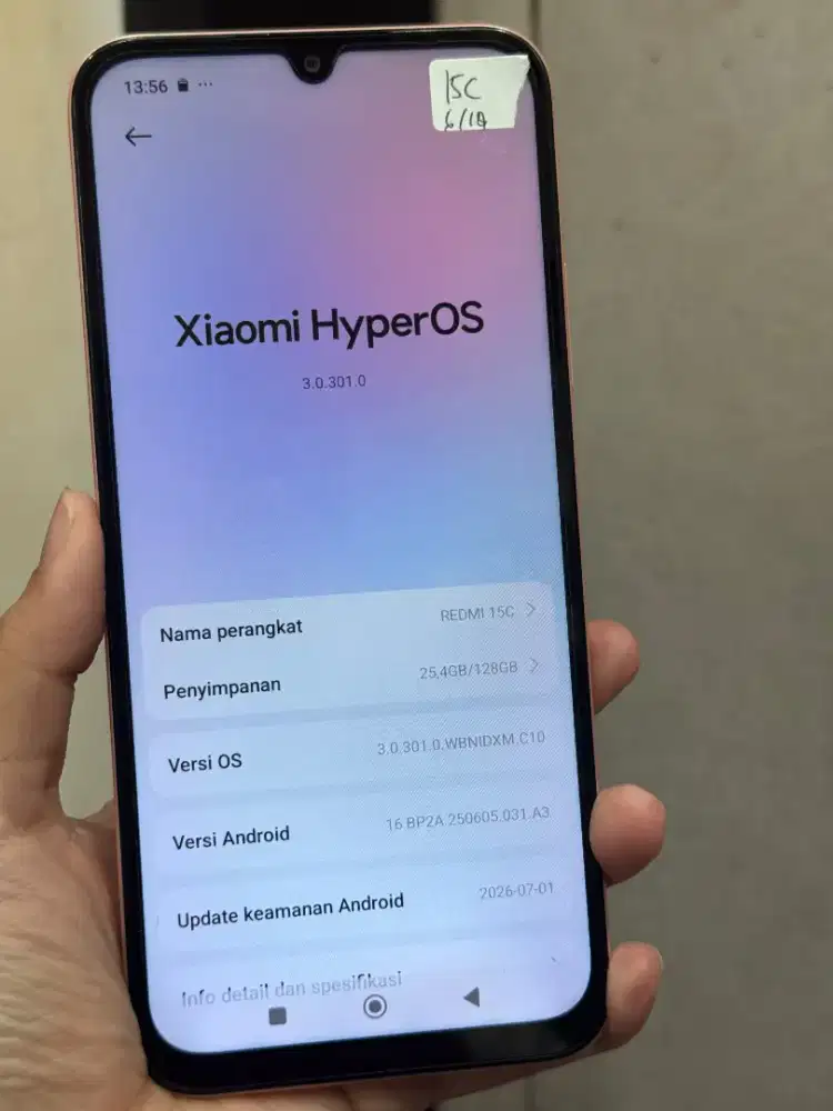 Second Display Redmi 15C