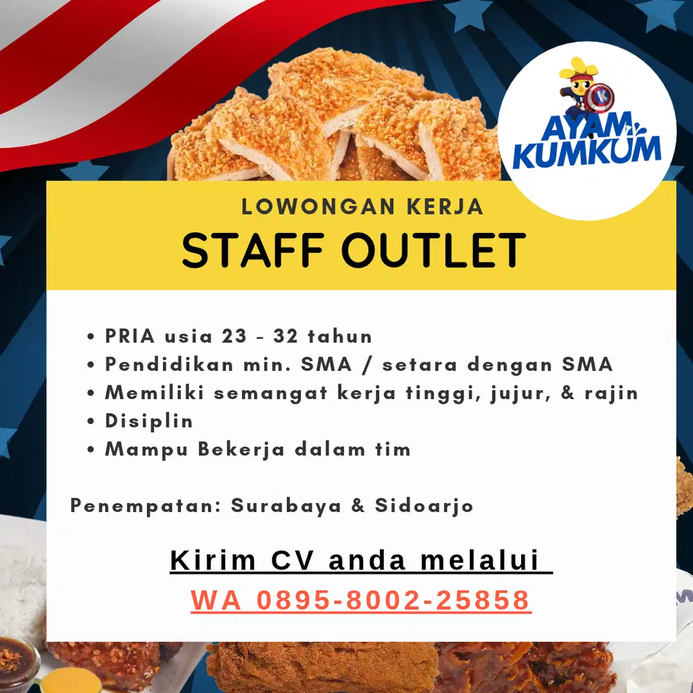 Loker Outlet untuk surabaya sidoarjo