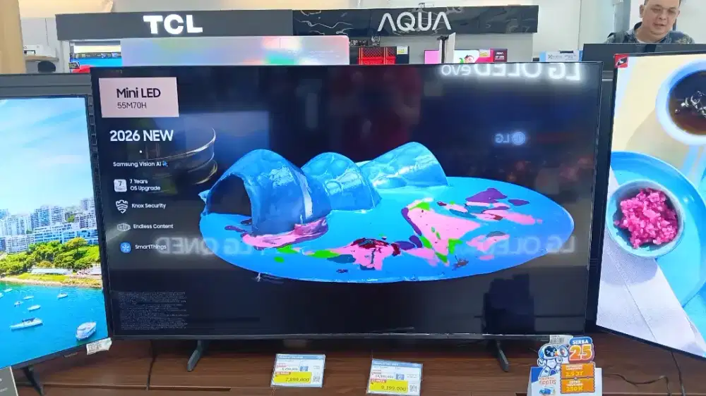 CICILAN HOME CREDIT SAMSUNG 4K MINILED TV 55 INCH
