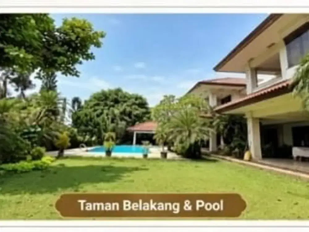 Dijual Jarang Ada Rumah Pondok Indah Uk 2850 m2 View golf lepas at Jakarta Selatan